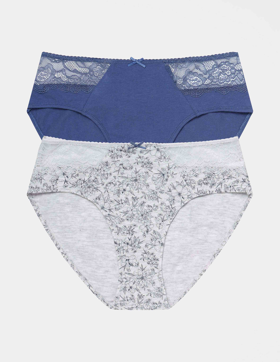 Hally Höschen mit hoher Taille 2er-Pack