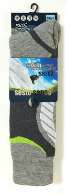 Şosete înalte de lână Seria Ski Sport Multicolor