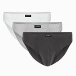 Slips Herren 3BMP-322 Weiß Grau Schwarz