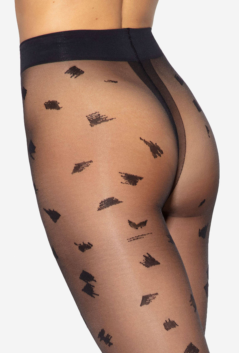 Gatta Arti 04 Transparente gemusterte Strumpfhose für Frauen