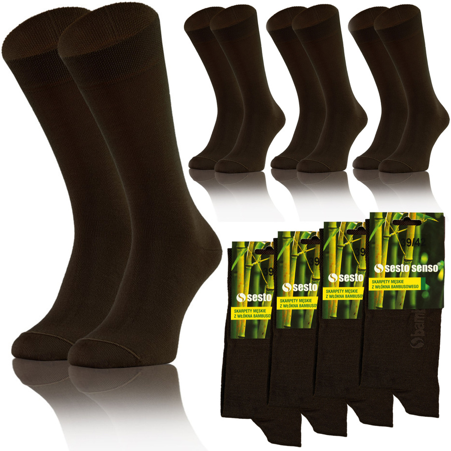 Herrensocken Eco Bamboo Braun