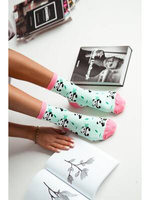 Pandy-Socken für Frauen, Farbe Mint, Größe 37-41