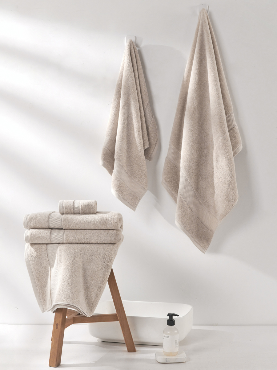Towel Leo Beige