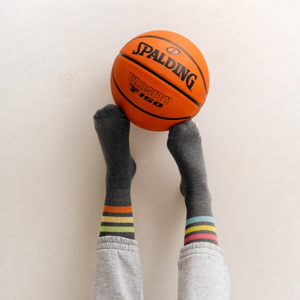 Sportliche gestreifte Socken für Damen/Herren Mehr Mode