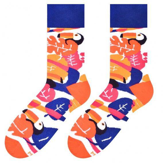 Farbige Damen/Herren Toucan Socken Mehr Mode