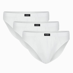 Herren Slips 3BMP-322 Weiß Grau Schwarz