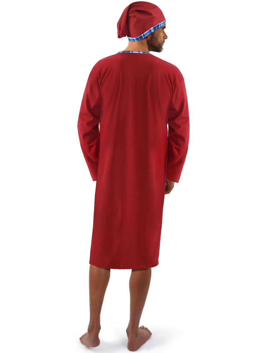 Nachthemd Lang Serie Bordeaux