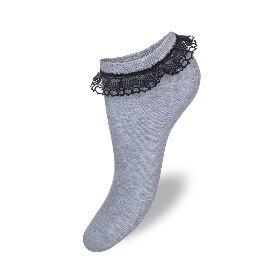 Skarpety Bawełniane STOPKI Z KORONKĄ 941 Milena