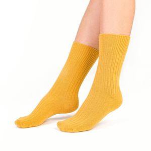 Socken Wollserie Gelb