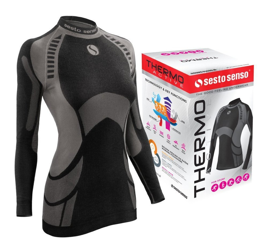 Thermo-Shirt Thermo Active Grau