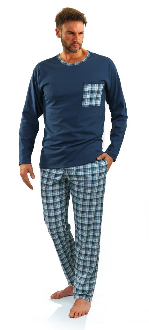 Herren Schlafanzug Serie Langarm