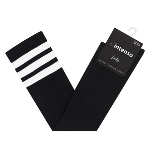 Damen Socken aus Baumwolle mit Streifen Intenso