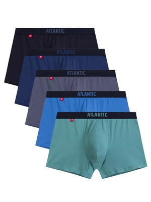 Herren-Boxershorts 5SMH-004 Grün/Marine/Blau