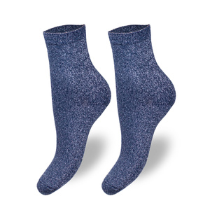 Damen-Baumwollsocken mit Lurex