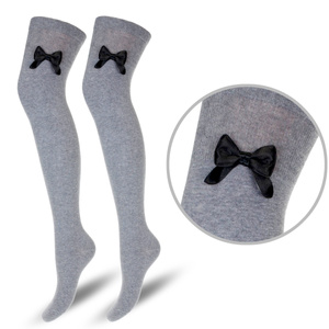 Baumwollsocken für Damen mit Schleife