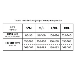 Damenstrumpfhose aus Merinowolle Art. 130