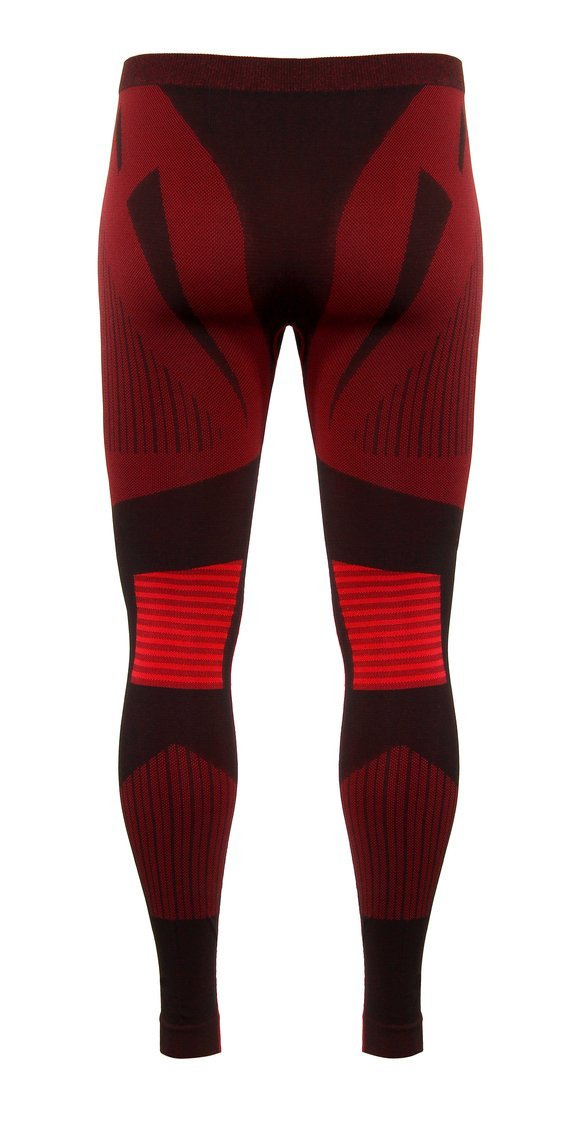 Pantaloni termici bărbați Thermo Active roșii