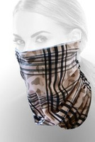 Sesto Senso Damen Komin – Vielseitiger Schal aus Elana, Atmungsaktiv, Antipilling, Ideal für jede Jahreszeit, Multifunktional als Maske, Stirnband oder Mütze, Komfortabel für Sport und Freizeit, Muster 21