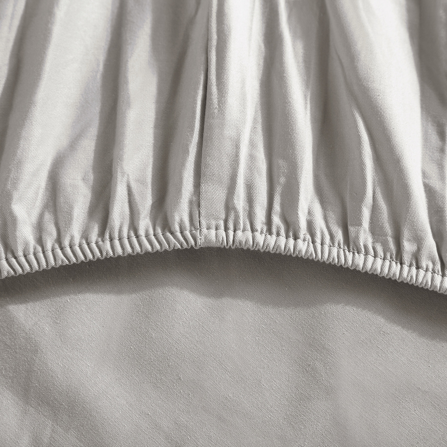 Spannbettlaken Satyn Taupe