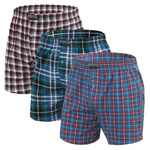 3er-Pack Classic loose cotton PANTHER Herren-Boxershorts Sesto Senso