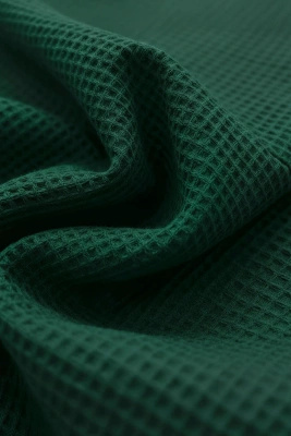 S BATHROBE WAFFLE B.GREEN XXL