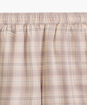 Damen Schlafanzug nlp-505 Ecru/Violett