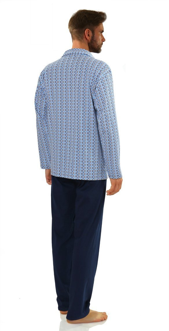 Herren-Schlafanzug Serie Blau