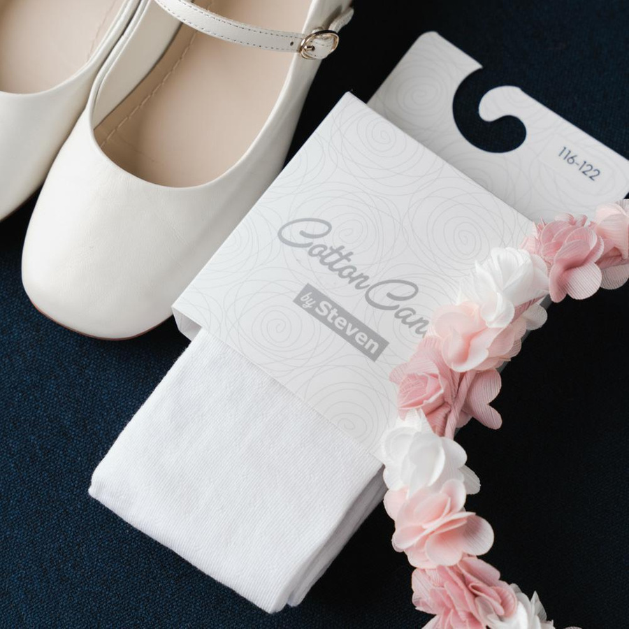 gładkie bawełniany rajstopy dziecięce Art. 023 Steven