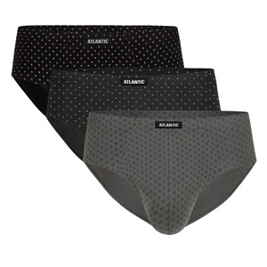 3-PACK Slipy męskie classic Atlantic
