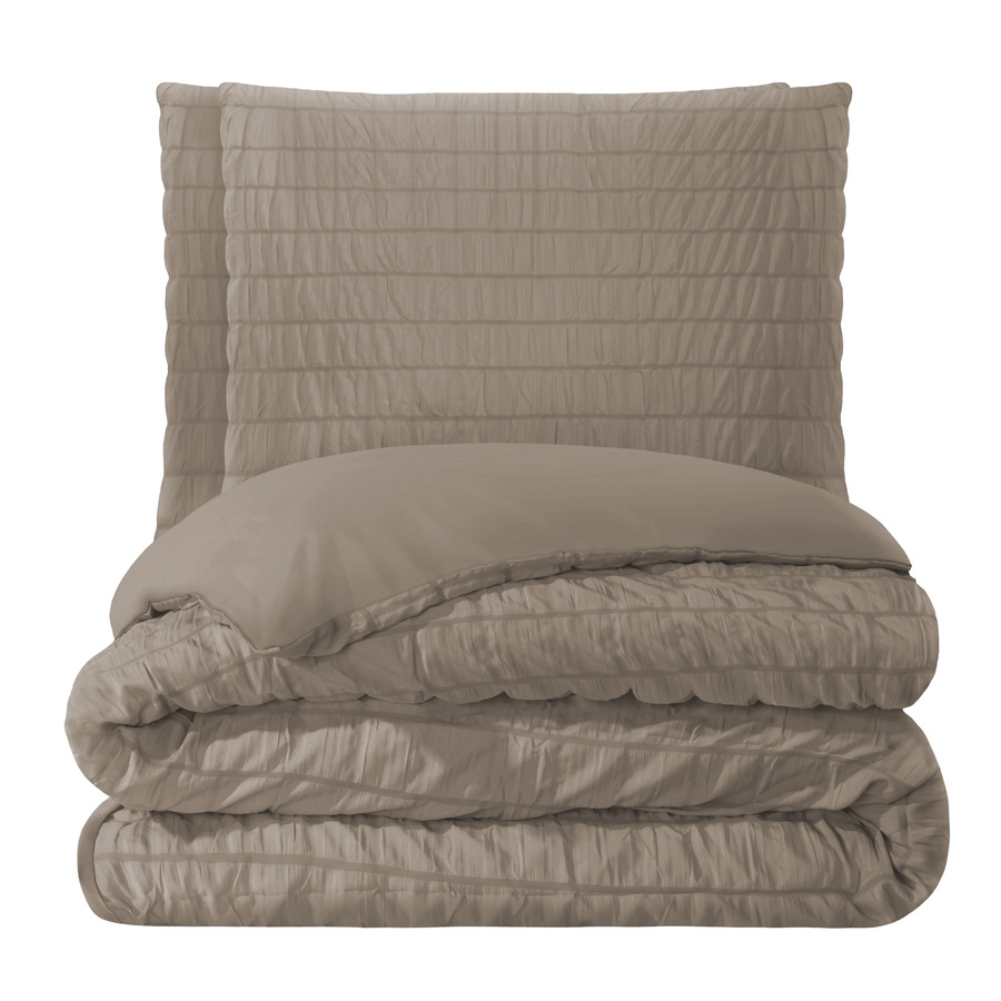 Lenjerie de pat Creasy Bej