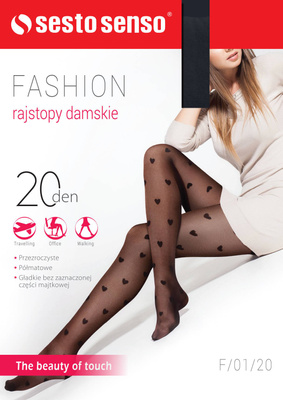 Rajstopy FASHION 20 DEN Sesto Senso F/04/20