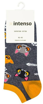 Farbige Socken Stops Kunst. 1849 Intenso-Katzen