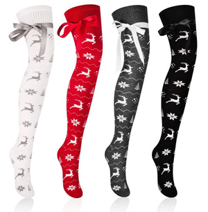 wOMEN'S Weihnachten COTTON Socken mit Schleife Intenso