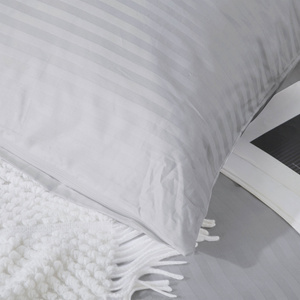 Kissenbezug Damast Grau