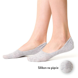 Stopki baleriny bawełniane z silikonem art. 058 Steven