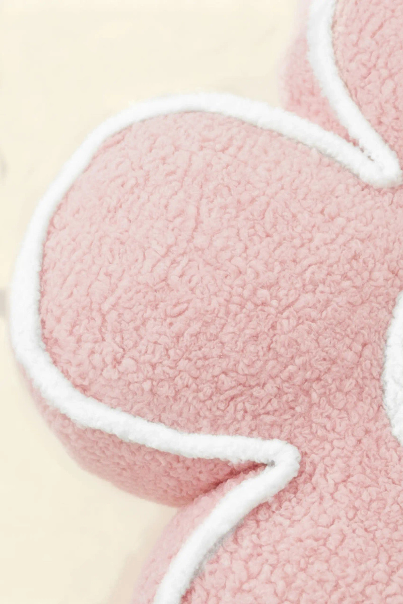 Cushion Flower Boucle Powder