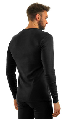 Tricou bărbătesc cu mânecă lungă Art. 111 Negru