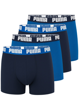 Men's Boxer Shorts 4 Pack Puma Comfort Stretch Navy Blue