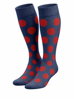 bawełniane podkolanówki damskie w grochy aPair