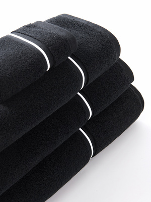 S HANDTUCH 100*150 LIBRE SCHWARZ+WEISS