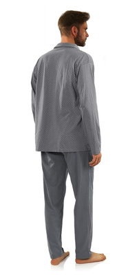 Schlafanzug Herren Serie Grau