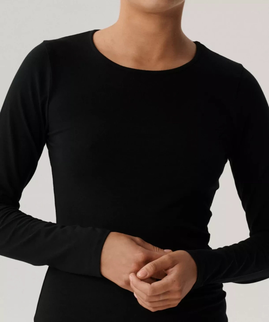 Women's Long Sleeve T-Shirt Series Black