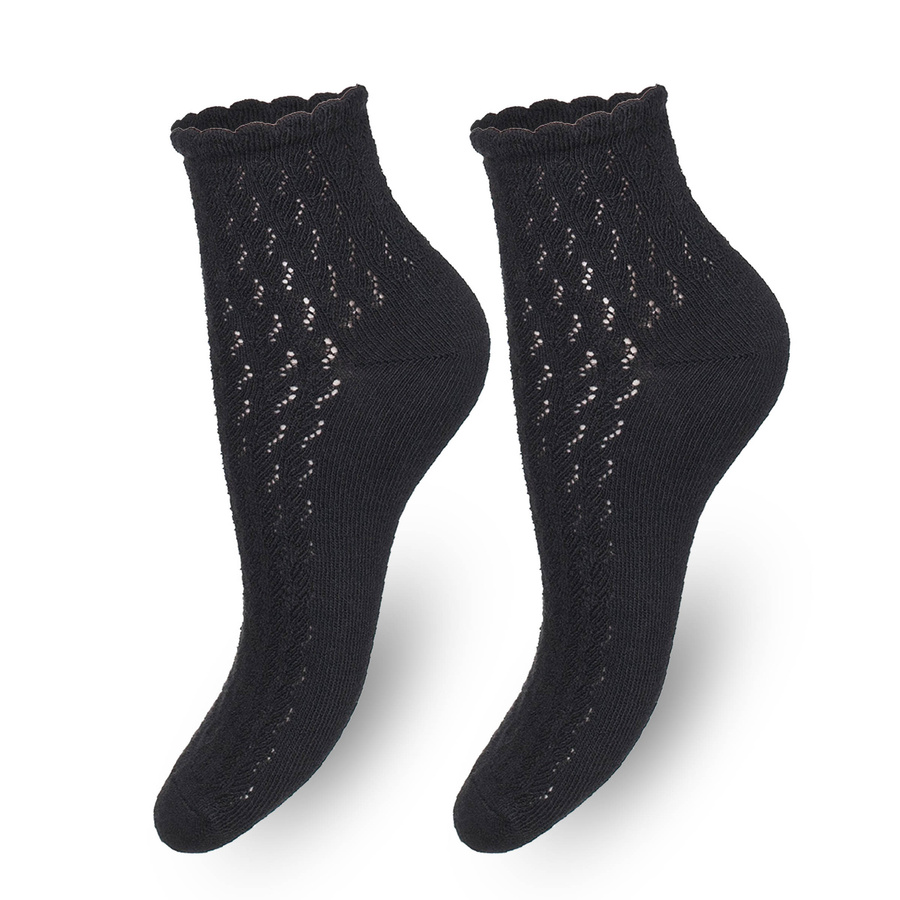 Durchbrochen-Socken Milena aus Baumwolle für Damen