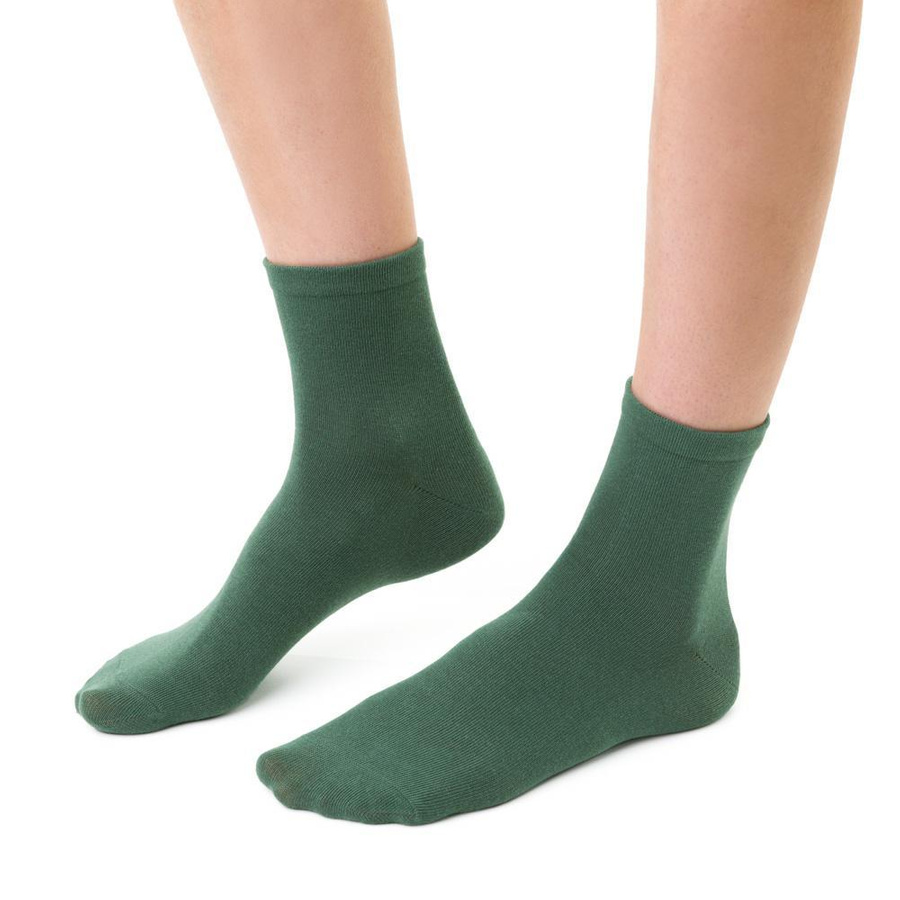 Skarpetki damskie Art. 037 ciemno zielone Steven