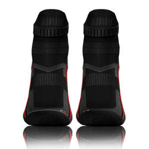 Sesto Senso Herren Sport Socken SKB07 – Atmungsaktiv und Nahtlos, Poliamid Material, Thermoregulierung, Elastische Elemente, Ideal für Sportliche Aktivitäten, Schwarz, 1 Paar