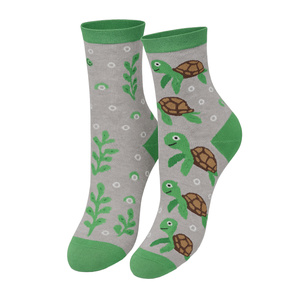 Bunte Damensocken mit lustigen Mustern Milena