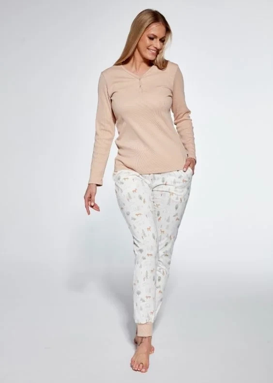 Piżama Damska długa 723 Cornette