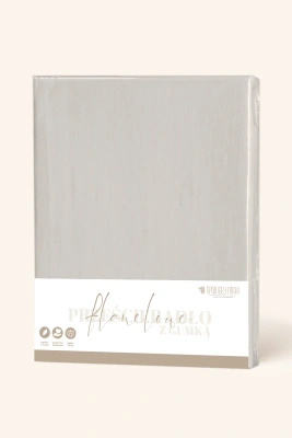 Cearceaf Flanel Taupe cu Elastic