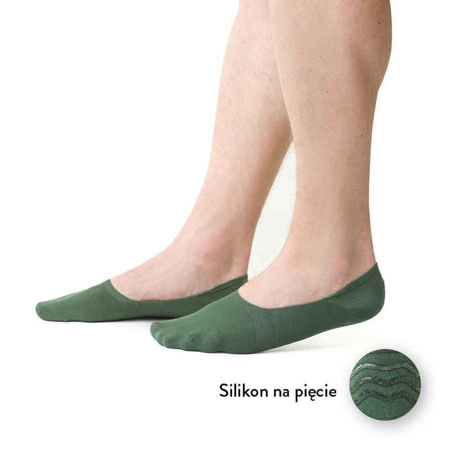 Stopki baleriny bawełniane z silikonem art. 058 Steven