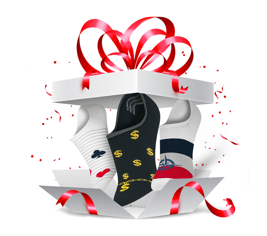 Eine Schachtel Voller Socken - Als Geschenk